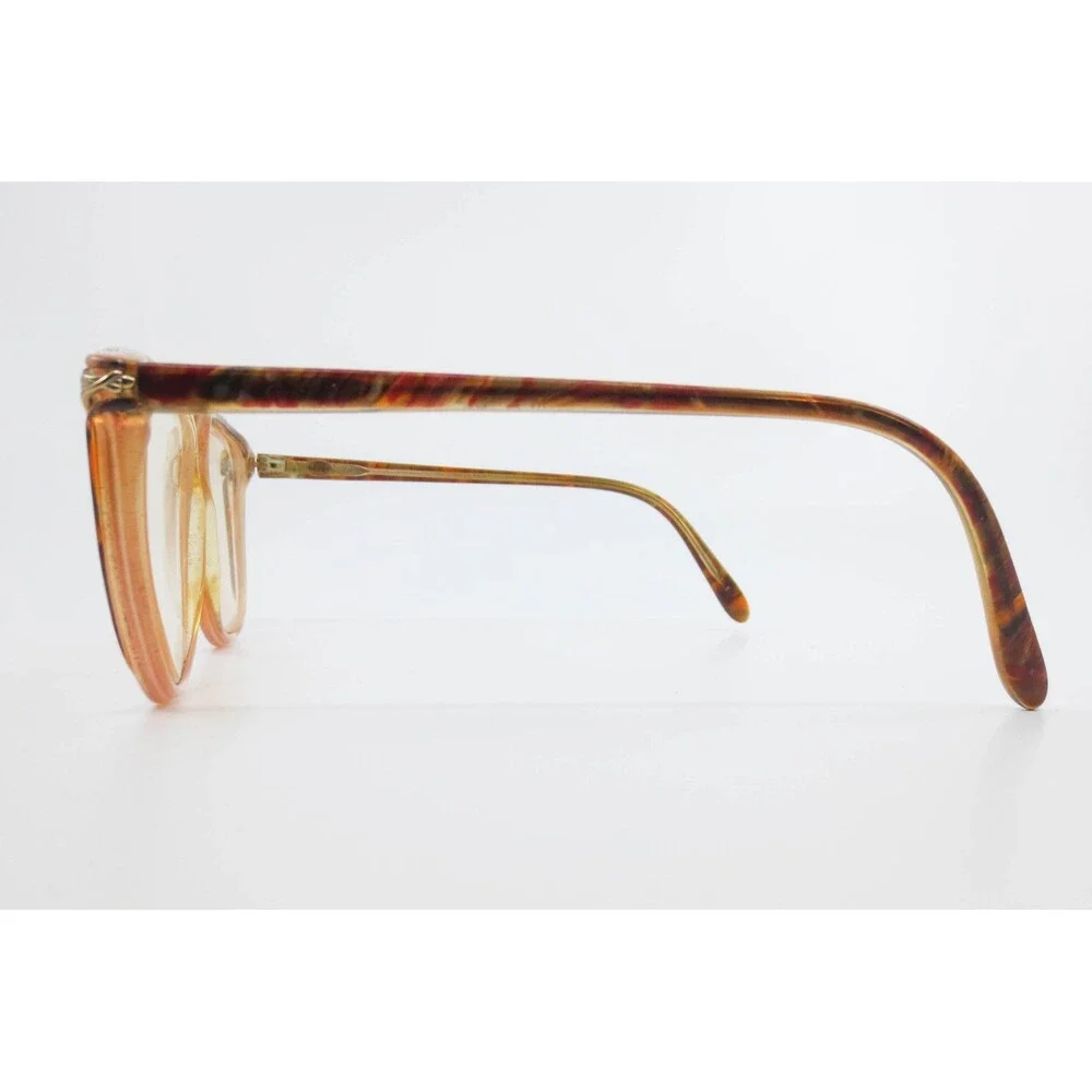 Monet MT-28 BRN Marine Eyeglasses Brown Tortoise Oversized Round Frames Gold